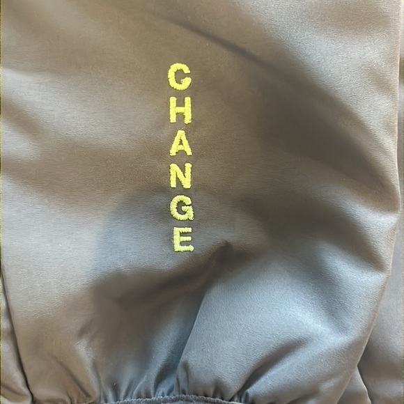 Vast. No collar puffy lifestyle jacket charcoal gray size xl - Picture 4 of 5